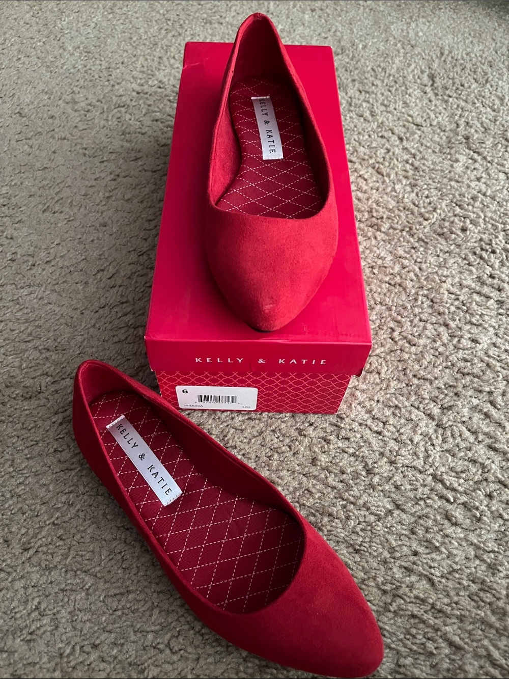 Kelly & Katie Pirassa red flats 6